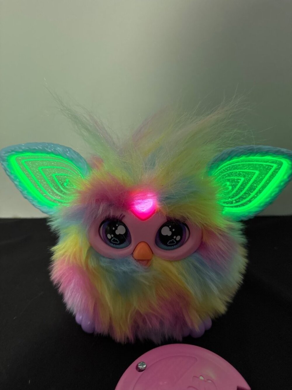 FurReal Friends Light-Up Interactive Rainbow Plush Owl Toy With Accessories